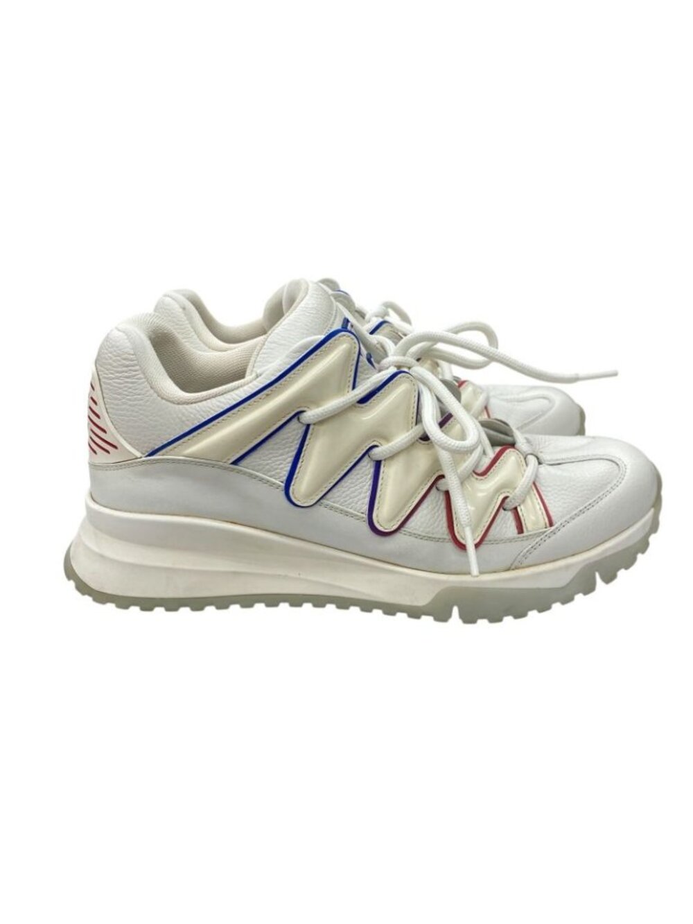 Louis Vuitton Zig Zak Line Sneakers 6 1 2 White Shoes - Picture 5 of 13